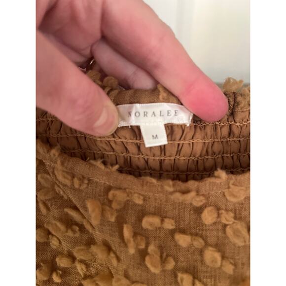 Noralee Luna Dress Women's Golden Popcorn Woven Fabric Size Medium - Picture 3 of 8